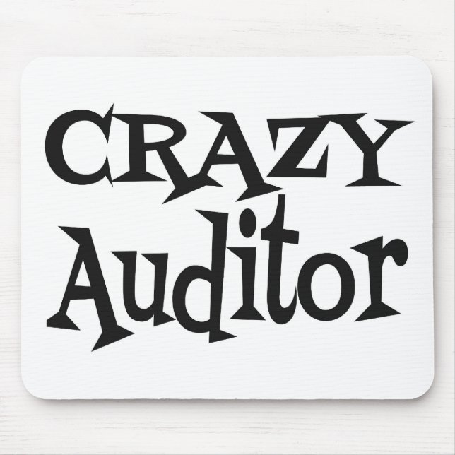 Crazy Auditor Mouse Mat (Front)