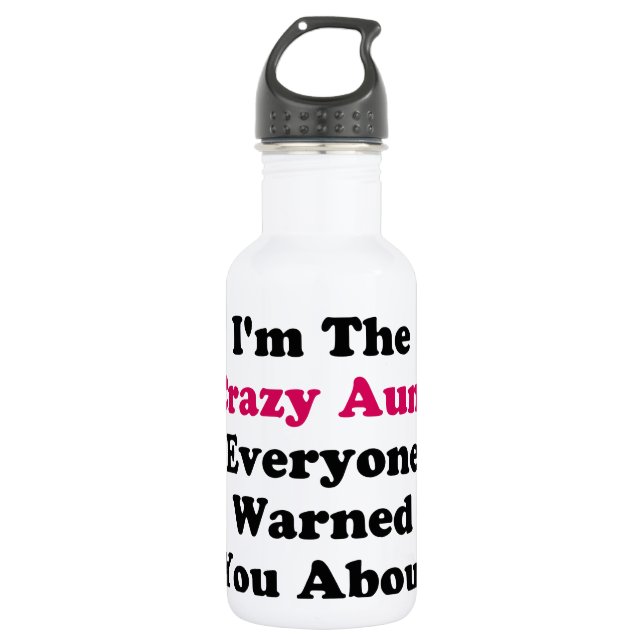 Crazy Aunt 532 Ml Water Bottle (Front)