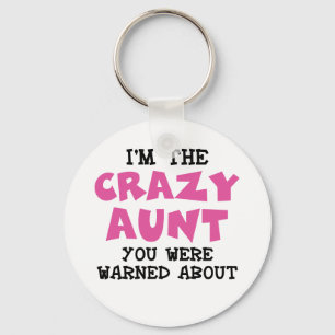 Crazy Aunt Key Ring