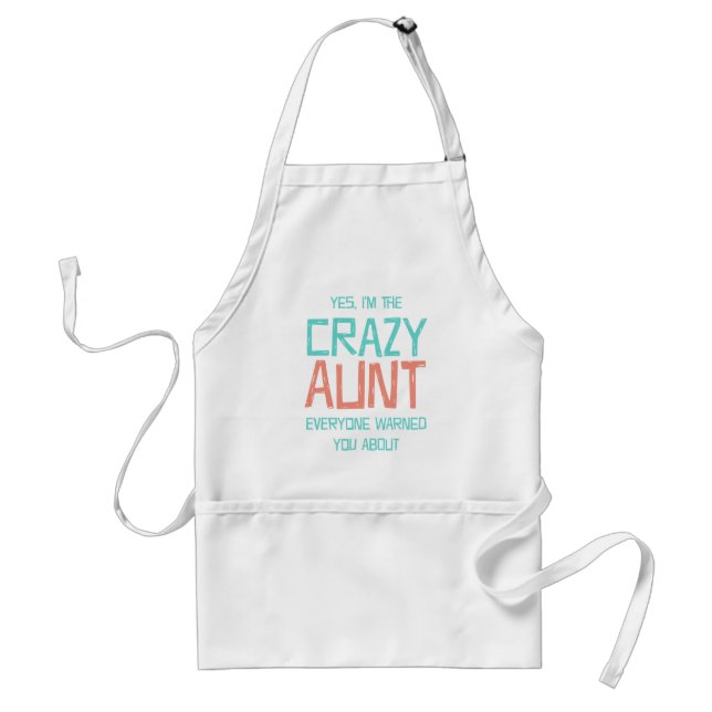Crazy Aunt Standard Apron (Front)