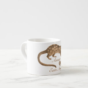 Crazy Australian Quoll Eats Anything Aussie Humour Espresso Cup
