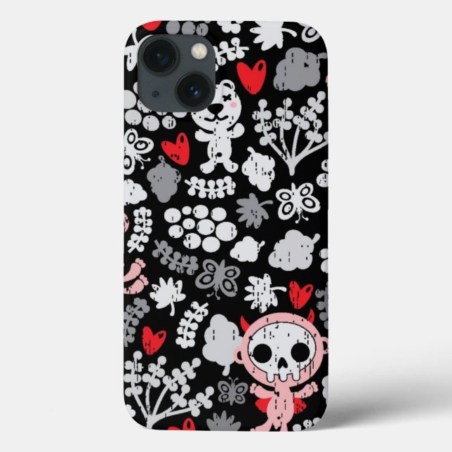 Crazy babies pattern Case-Mate iPhone case (Back)