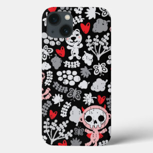 Crazy babies pattern iPhone 13 case