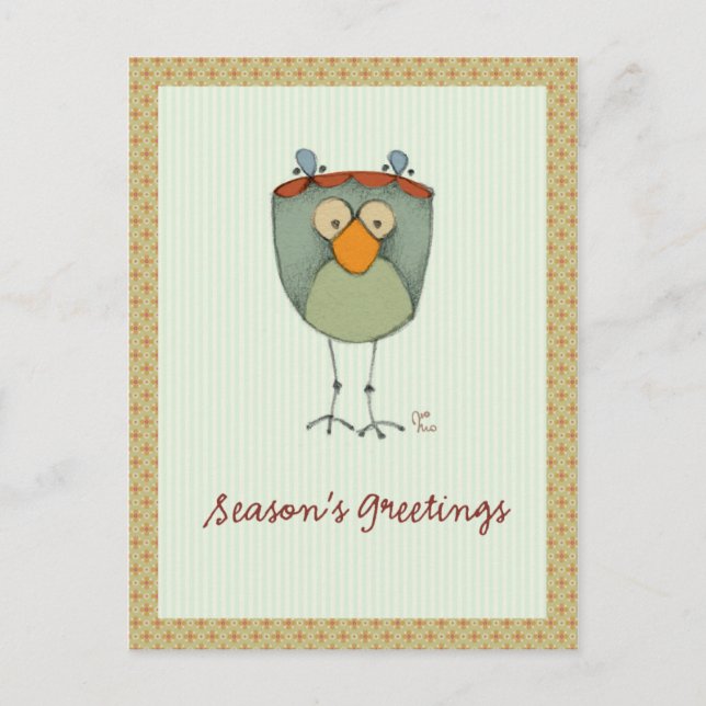 Crazy Birds Postcard (Front)