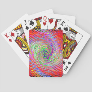 Crazy black light night.... playing cards