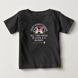 Crazy Bunny Person Baby T-Shirt