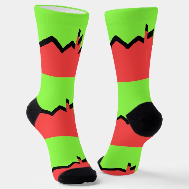 Crazy Cabin Socks (Angled)