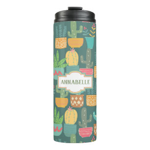 Crazy Cactus Personalise Thermal Tumbler