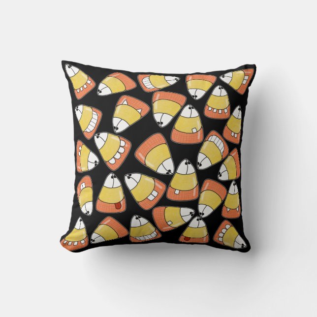 CRAZY Candy Corn! Cushion (Front)