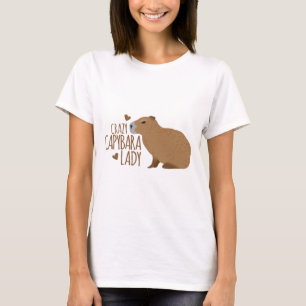 crazy capybara lady T-Shirt