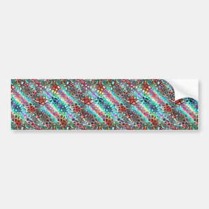Crazy  Carnival Colored Bumper Sticker