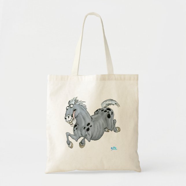 Crazy Cartoon Horse Bag (Front)