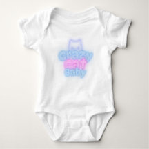 Crazy cat baby bodysuit, Baby Bodysuit