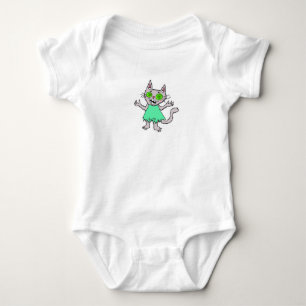 Crazy Cat Baby Top