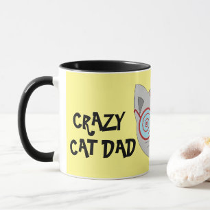 CRAZY CAT DAD Coffee Mug