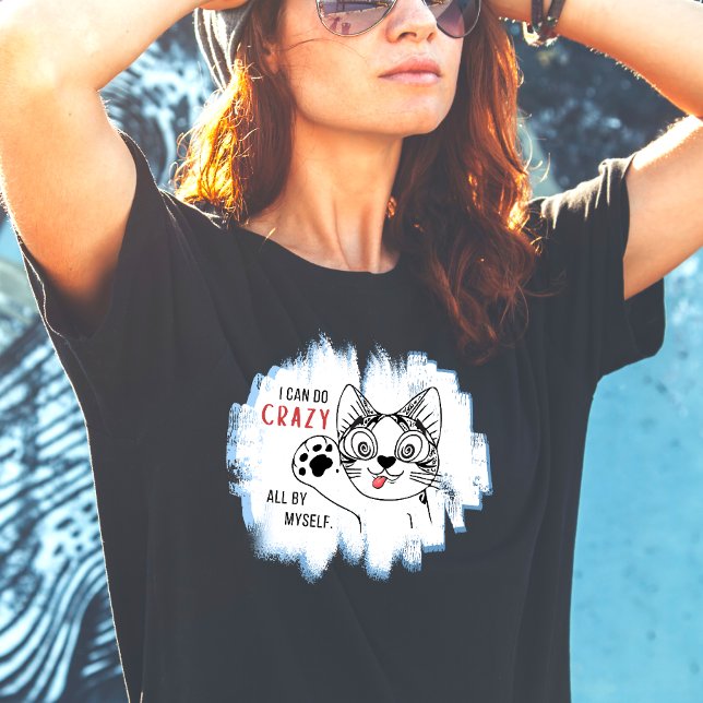 Crazy Cat Fun T-Shirt (Creator Uploaded)