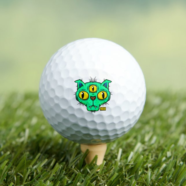 Crazy Cat Golf Balls (Insitu Tee)