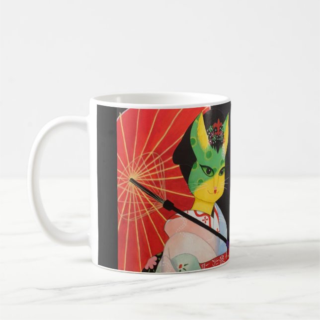 Crazy Cat Japan Mugs (Left)