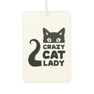 Crazy Cat Lady Air Freshener