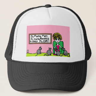 Crazy Cat Lady At Home Trucker Hat