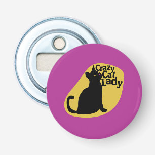 Crazy cat lady bottle opener