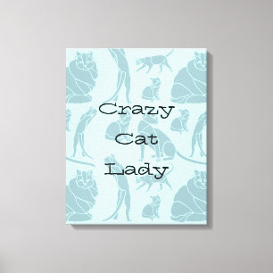 Crazy Cat Lady Canvas Print