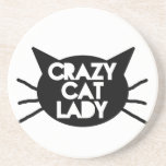 Crazy Cat Lady Coaster<br><div class="desc">Great design for any Crazy Cat Lady</div>