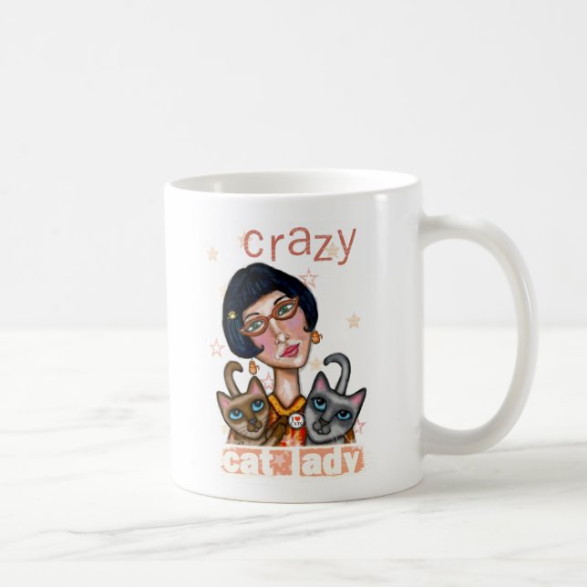Crazy Cat Lady Coffee Mug (Right)