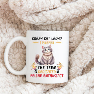 ‘Crazy cat  lady’ Coffee Mug