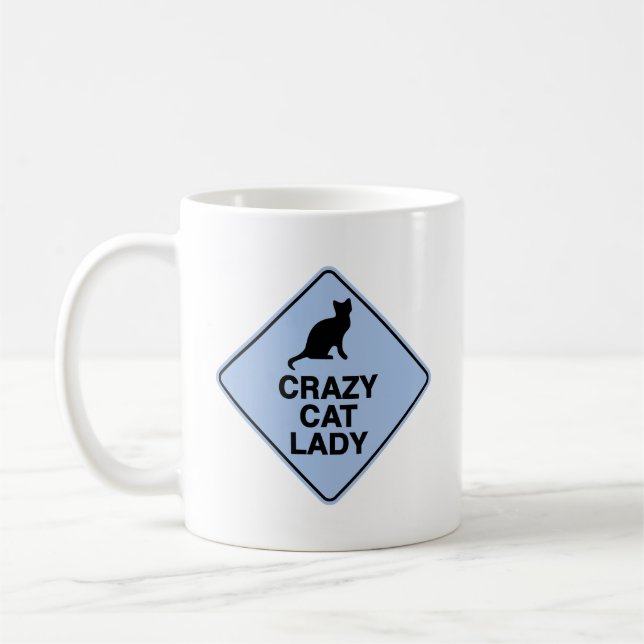Crazy Cat Lady Coffee Mug (Left)