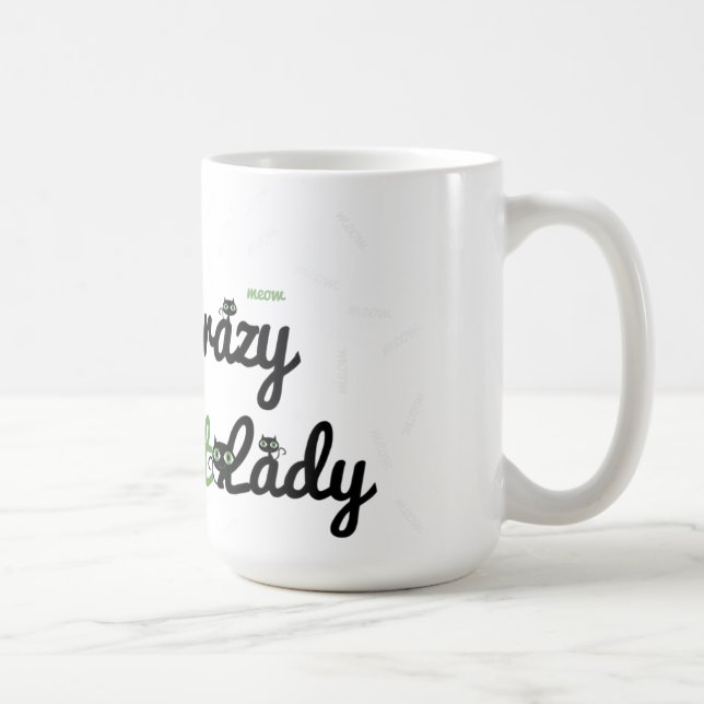 Crazy Cat Lady Coffee Mug (Right)