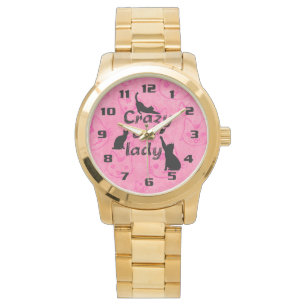 Crazy Cat Lady Fun Funny and Cool Playful Cats Watch