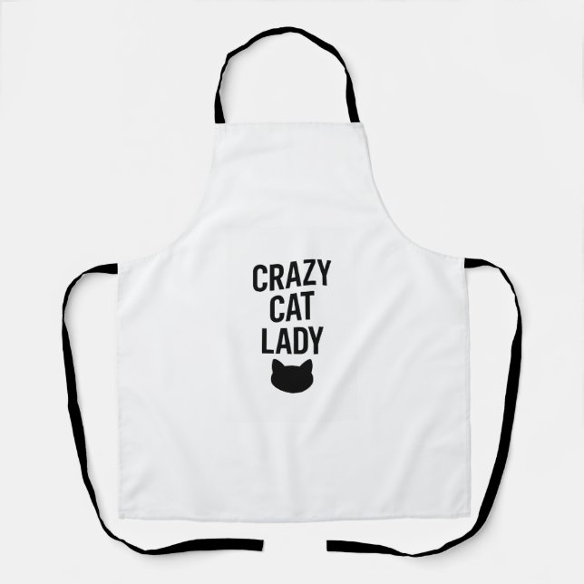 Crazy Cat Lady – Funny Cat Lover Gift Apron (Front)