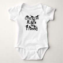 Crazy Cat Lady in Training Baby Jersey Bodysuit