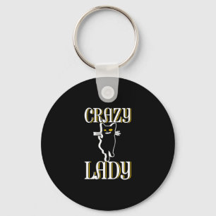 Crazy Cat Lady                   Key Ring