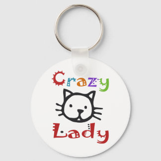 Crazy Cat Lady Key Ring
