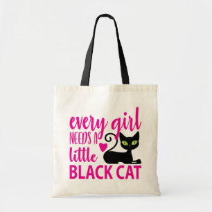Crazy Cat Lady Kitty Lover Halloween Black Cat Tote Bag