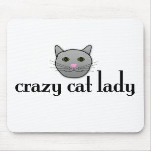 Crazy Cat Lady Mouse Mat