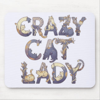 Crazy Cat Lady Mouse Mat