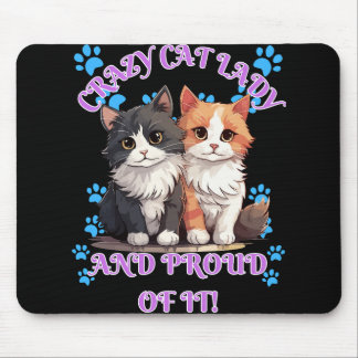 Crazy Cat Lady Mouse Mat