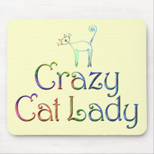 Crazy Cat Lady Mousepad