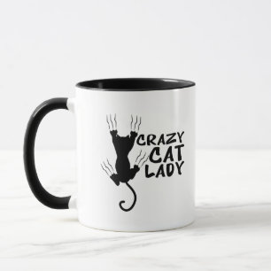 Crazy Cat Lady Mug-Adorable Gift Cat Lovers Mug