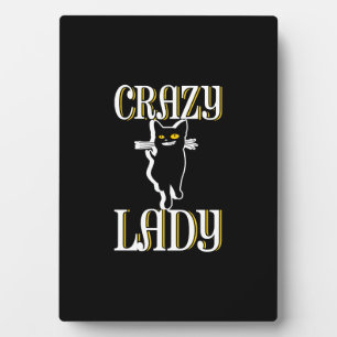 Crazy Cat Lady Plaque