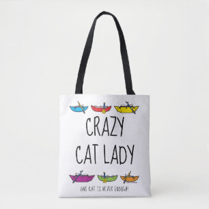 Crazy Cat Lady Rafters Tote Bag