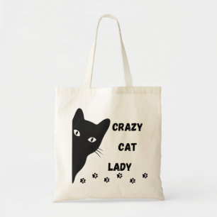 Crazy Cat Lady Shopper Tote Bag