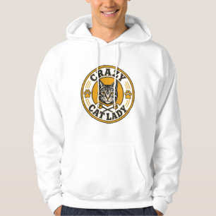 Crazy Cat Lady Vintage Badge T-Shirt Hoodie