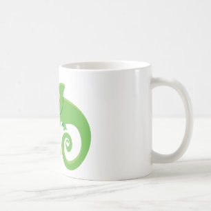 Crazy chameleon lady coffee mug
