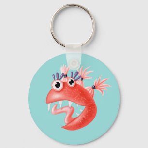 Crazy Character Funny Weird Key Ring