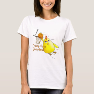 (Crazy Chick Basketball) T-Shirt