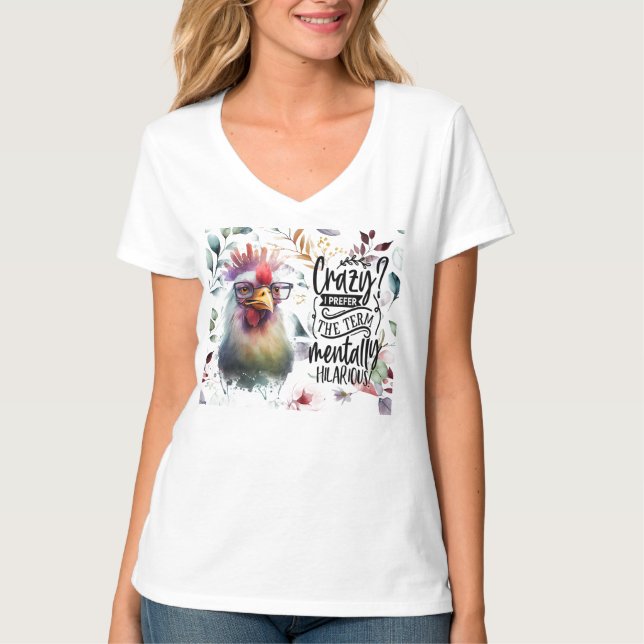 Crazy Chick T-Shirt (Front)